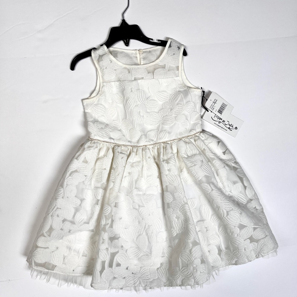 NWT — ivory and tulle girls dress